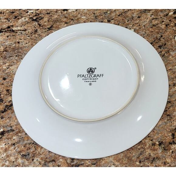 Pfaltzgraff Summer Breeze 11" Dinner Plate Yellow w/Blue Flowers Replacement - Picture 5 of 13